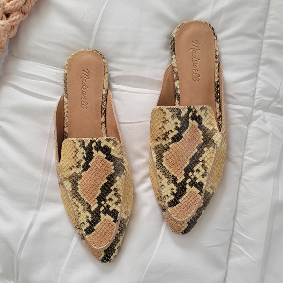 Madewell Shoes - Madewell The Frances Skimmer Mule in Snake Embossed Leather NWOB